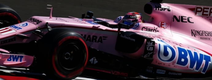 Sergio Perez con dificultades en Hungaroring.