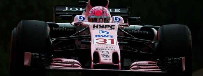 Esteban Ocon con un mejor rendimiento en Spa.