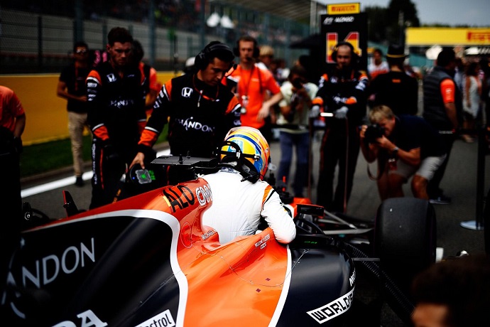 alonso motor honda mclaren belgica spa-francorchamps