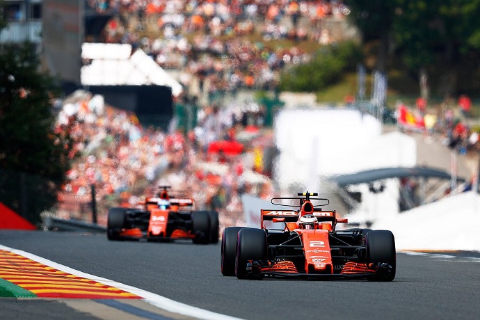 mclaren honda alonso vandoorne motor spa belgica