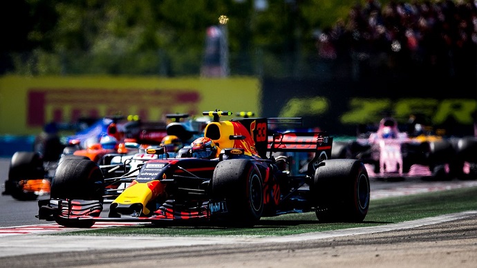 christian horner los lances de carrera ocurren max verstappen daniel ricciardo gp hungria hungaroring