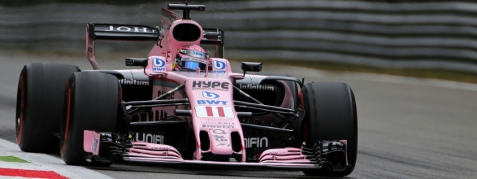 Sergio Perez no tan cómodo pero positivo en Monza.