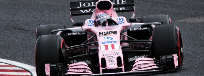 Sergio Checo Perez saldra en 7º en largada del GP de Japón. @omarketingf1