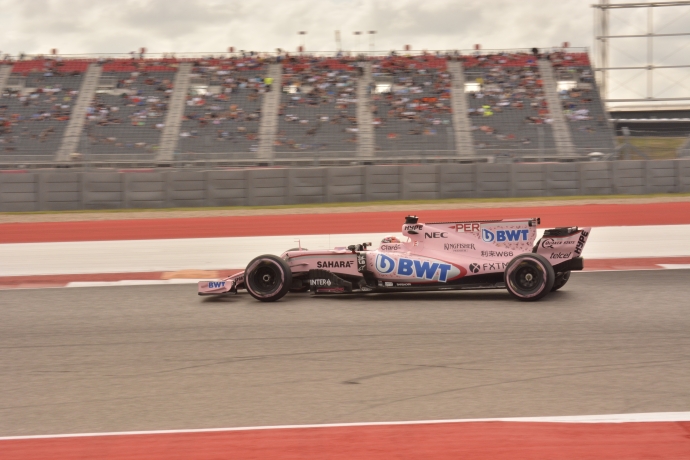 Sergio Checo Perez Force India en COTA. @abullef1