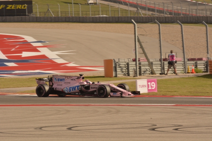 Sergio Checo Pérez saldra en la P9 del GP de EEUU. @omarketingf1