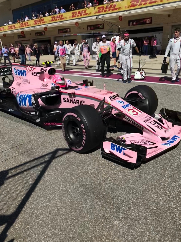 Esteban Ocon terminó en 6º en el GP de EEUU 2017. @omarketingf1