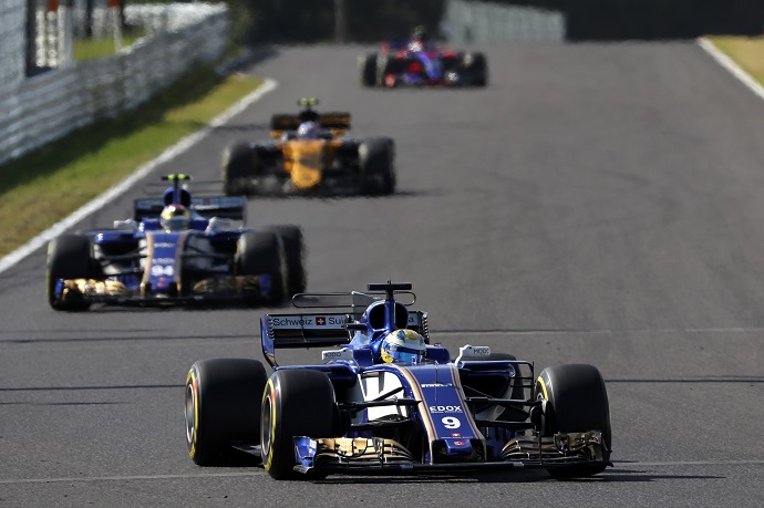 Sauber en Japón se vá con el 15º para Werhlein y con Ericsson fuera