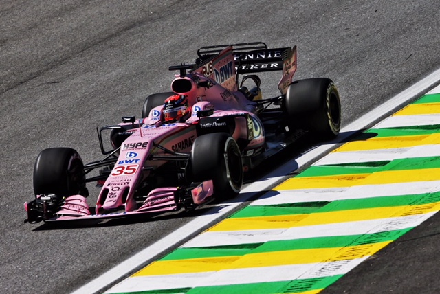 George Russell joven promesa prueba el Force India en Interlagos. @omarketingf1