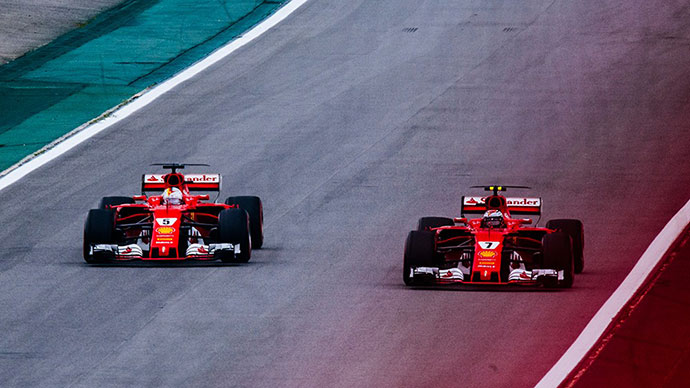 Ferrari Vettel Raikkonen