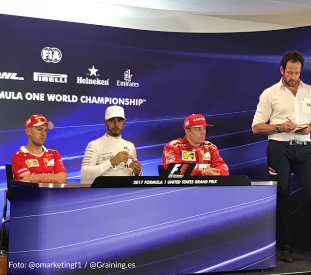 Conferencia de Prensa GP de EUA. COTA 2017. Foto: @omarketingf1