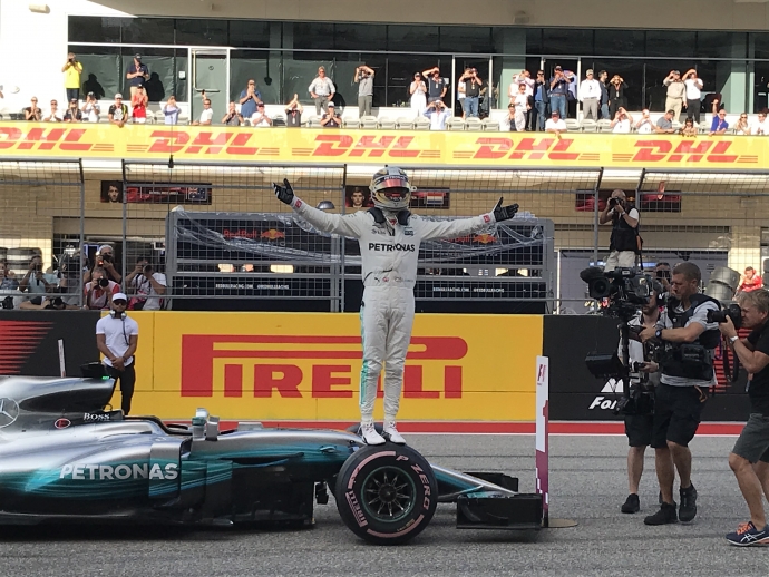 Lewis Hamilton - Mercedes (Pole Position) GP EUA - Circuito de las Américas 2017. Foto: Omar Álvarez - @omarketingf1