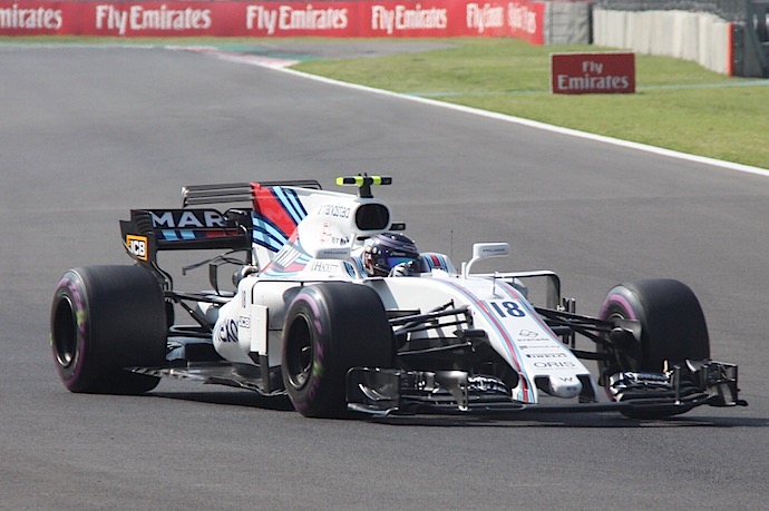 Lance Stroll Williams FW40 Foto: @omarketingf1 GP México 2017