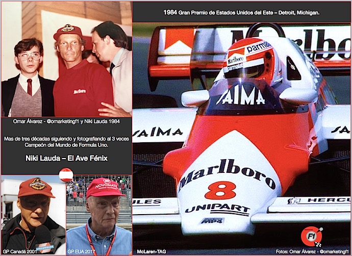 Niki Lauda El Ave Fénix y Omar Alvarez @omarketingf1