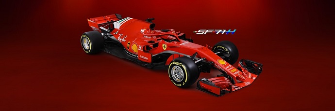 Desde Maranello llega el SF71H. Il nuovo cavallino que servirá de montura para Sebastian Vettel y Kimi Raikkonen en 2018.