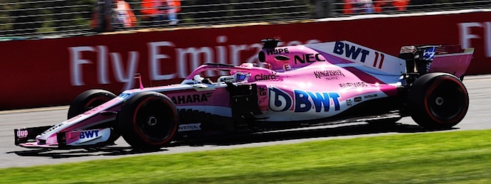 Sergio Perez Force India GP Australia 2018