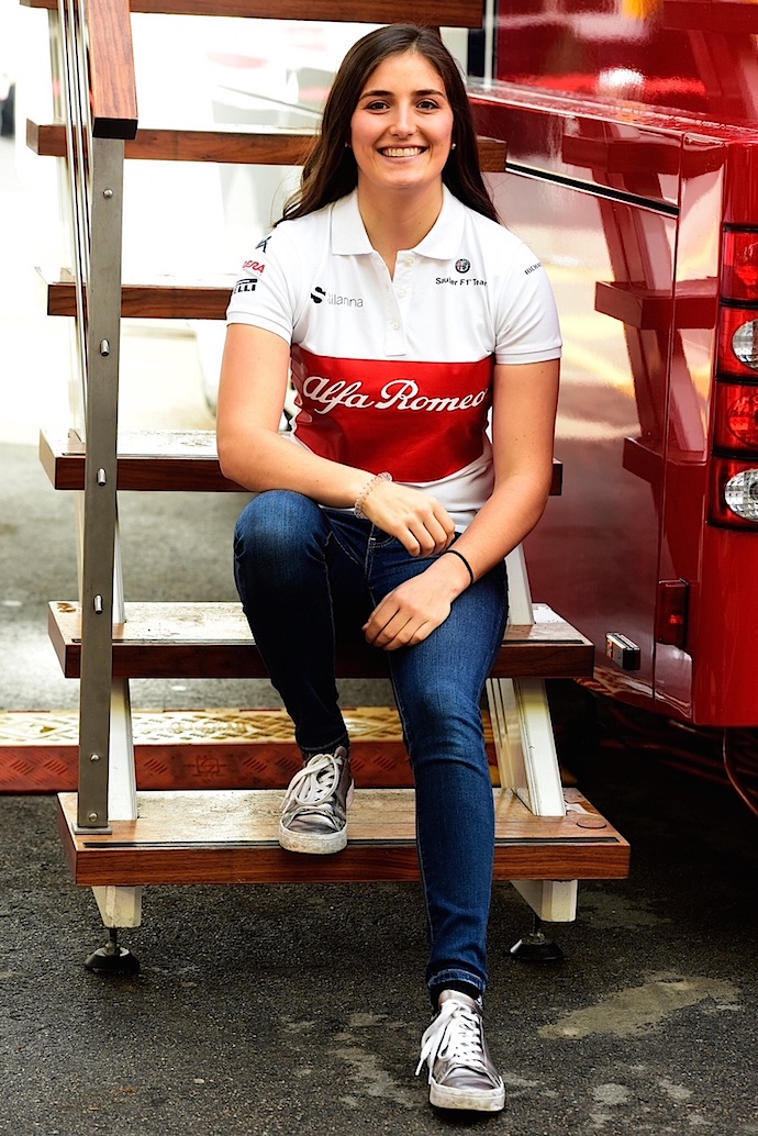 Tatiana Calderon será oficialmente piloto de pruebas de Alfa Romeo Sauber F1 2018