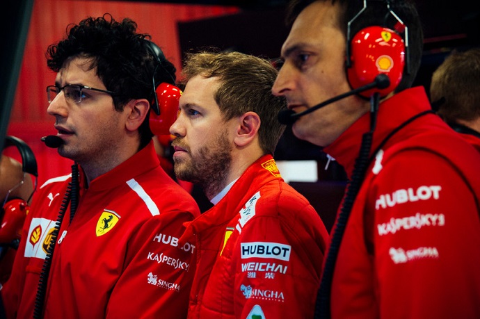 Sebastian Vettel resta importancia al ritmo de Mercedes y Red Bull