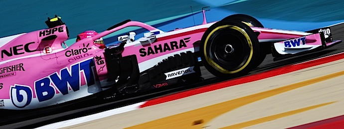 Esteban Ocon, unico piloto de Force India en lograr entrar en la lista del Top 10 en Bahréin 2018