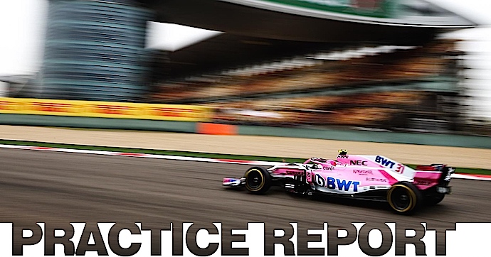 Force India detrás de los 10 más rápidos en las practicas libres del GP de China 2018