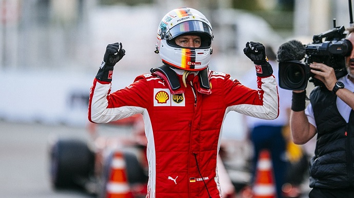 Vettel consigue su tercera pole del año en Bakú