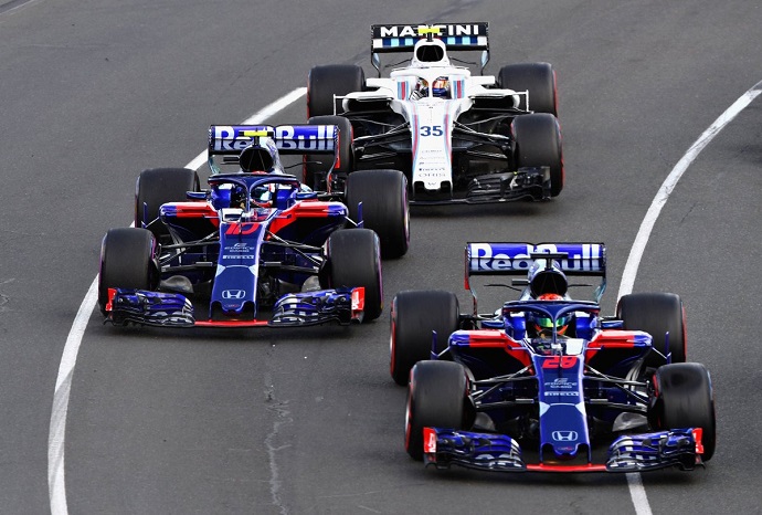 brendon hartley pierre gasly toro rosso str13 barein sakhir australia melbourne williams graining 2018 honda