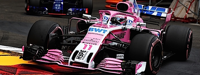 Domingo en Mónaco – Force India rosa y negro en el Principado