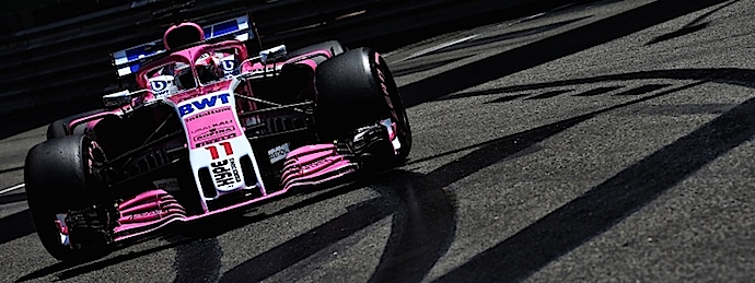 Sabado en Mónaco - Force India el mejor del resto en calificación pintando de rosa la Q3