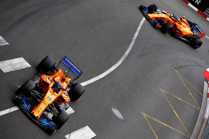 Domingo en Mónaco-McLaren: Vuelven a las andadas