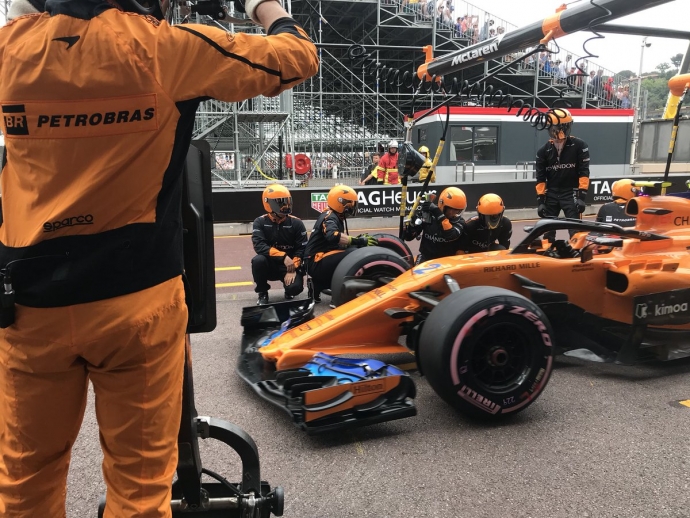 Domingo en Mónaco-McLaren: Vuelven a las andadas