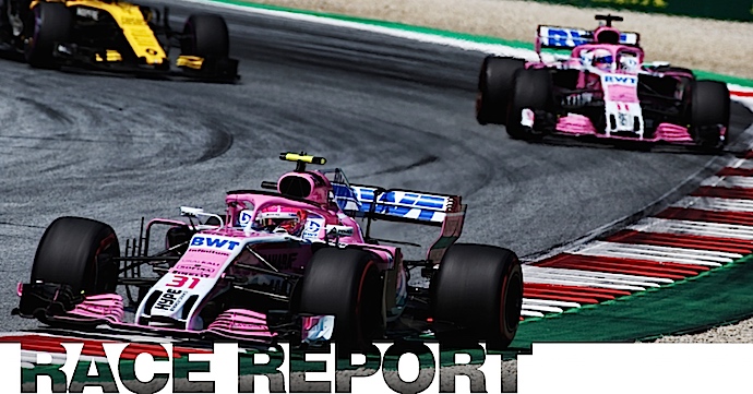 Domingo en Austria - Force India consigue 14 unidades rosas en su GP 200