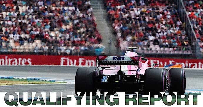 Sábado en Alemania – Force India y Checo dentro del los 10 primeros en calificación