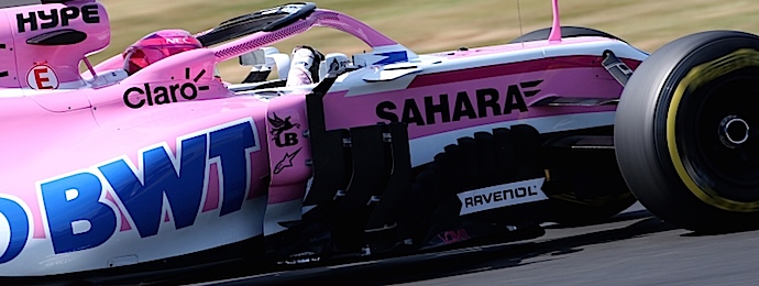 Viernes en Gran Bretaña – Force India alentador inicio en Silverstone con ambas panteras rosas en Top 10