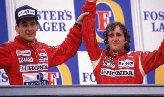 Prost considera a Senna un amigo: "En 1993 cambió completamente su forma de ser conmigo"