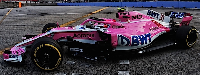 Viernes en Singapur - Racing Point Force India prueba evoluciones aero en Marina Bay