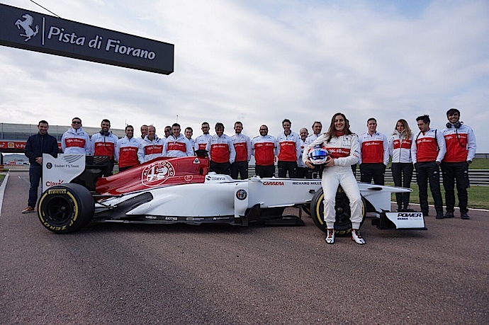 Tatiana Calderón concluyó con éxito sus pruebas de F1 en Fiorano