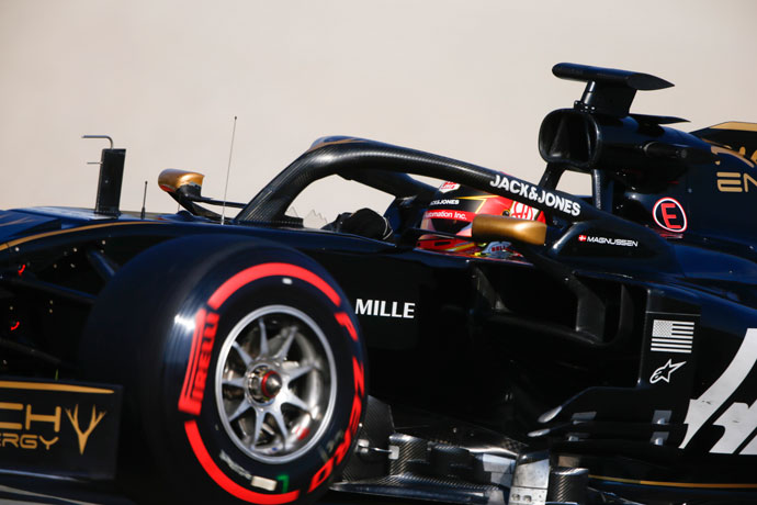 test en barcelona dia 8 haas ultimo dia el mejor