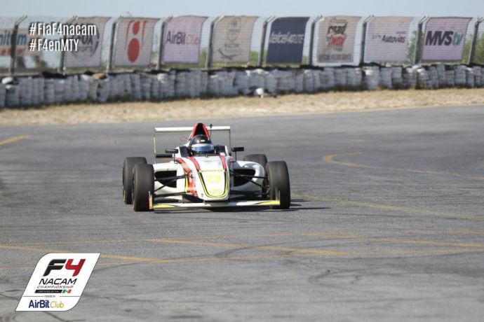 Triplete de Manuel Sulaimán, amo absoluto del GP de Monterrey en la F4 NACAM