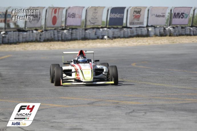 Triplete de Manuel Sulaimán, amo absoluto del GP de Monterrey en la F4 NACAM