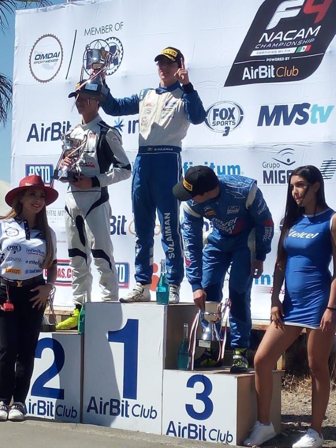 Sulaimán sigue imparable y gana todo en la FIA F4 NACAM