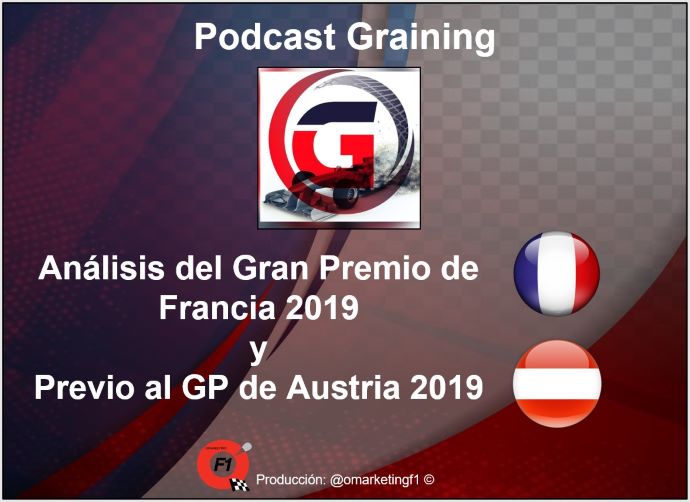 Análisis del GP de Francia y Previo al GP de Austria 2019 Podcast No. 15 de Graining