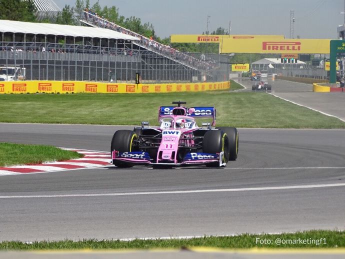 Viernes en Canadá - Racing Point pinta de rosa el Top 10