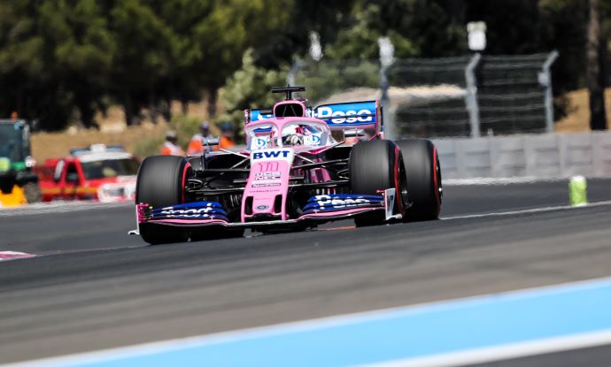 Sábado en Francia - Racing Point desvanece aspiraciones rosas eliminado en Q1 y Q2