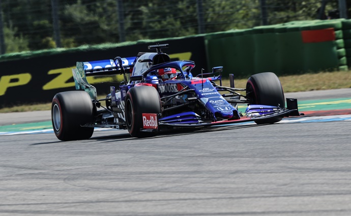 Viernes en Alemania - Toro Rosso: "En la búsqueda del setup adecuado para unas condiciones extremas"