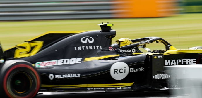 Sábado en Gran Bretaña – Renault: Los mejores del resto con los dos coches en Q3
