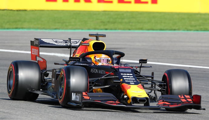 Viernes en Bélgica - Red Bull: El motor Honda está a la altura de un circuito veloz como Spa