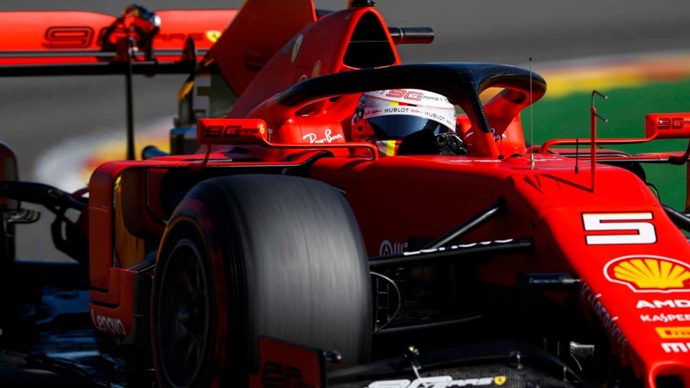 Crónica Libres 1 - GP Bélgica: Vettel vuela en las Ardenas acompañado por Leclerc