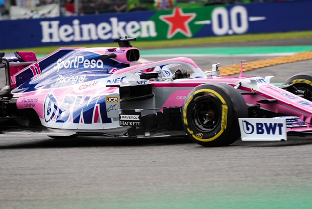 Domingo en Italia - Racing Point y Checo Pérez remontan 11 posiciones y se meten al Top 10 en Monza