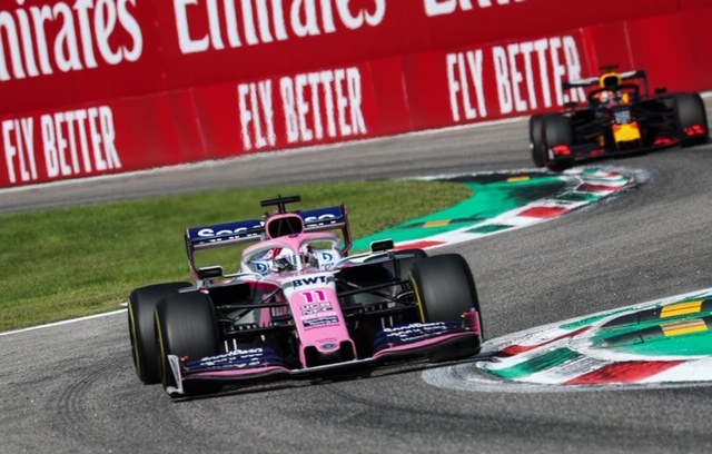 Domingo en Italia - Racing Point y Checo Pérez remontan 11 posiciones y se meten al Top 10 en Monza