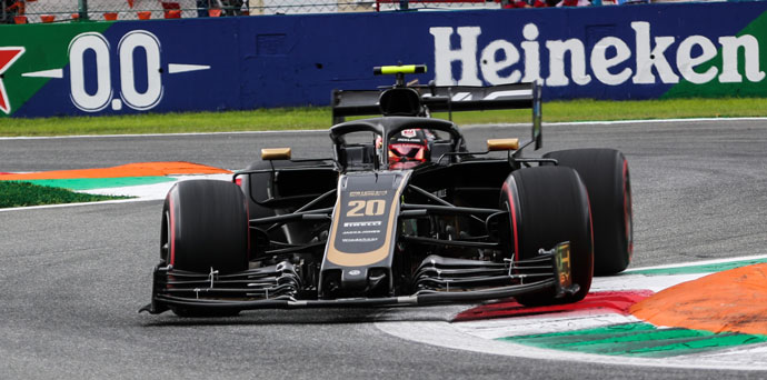 viernes en italia haas test en la lluvia