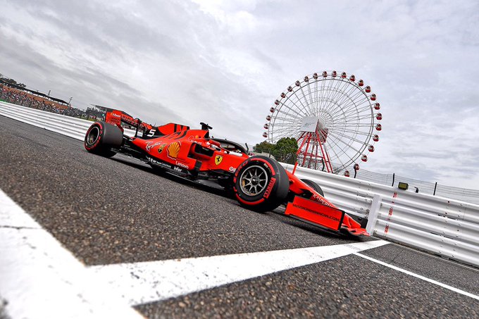 Clasificación en Japón – Vettel sorprende y reclama la pole del GP de Japón con el uno-dos para Ferrari